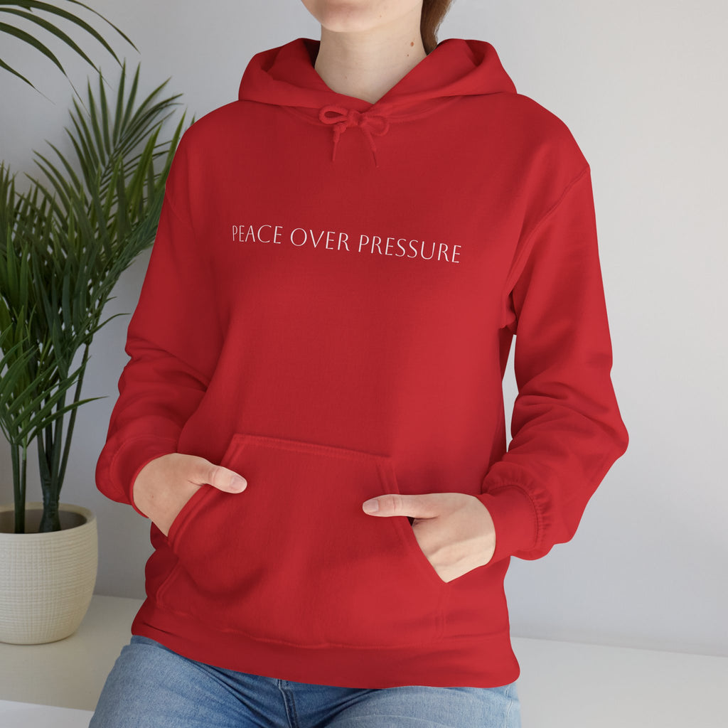 Peace Over Pressure Hoodie – Inspirational Mental Health Pullover Hooded Sweater for Men & Women