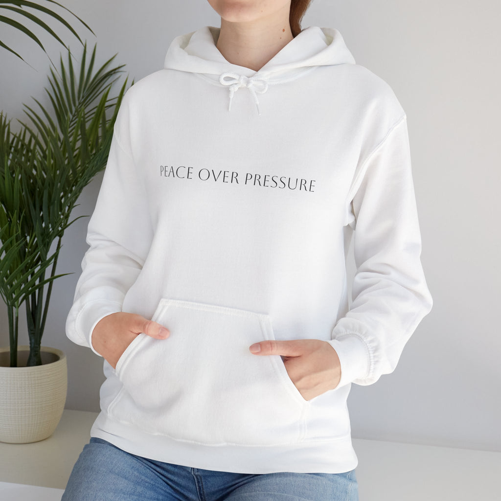 Peace Over Pressure Hoodie – Inspirational Mental Health Pullover Hooded Sweater for Men & Women