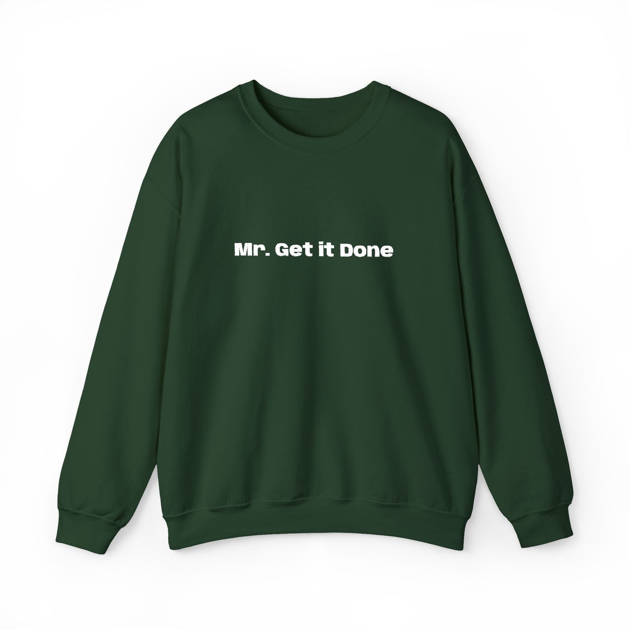 Get It Done Crewneck Sweatshirt — Motivational Black Pullover