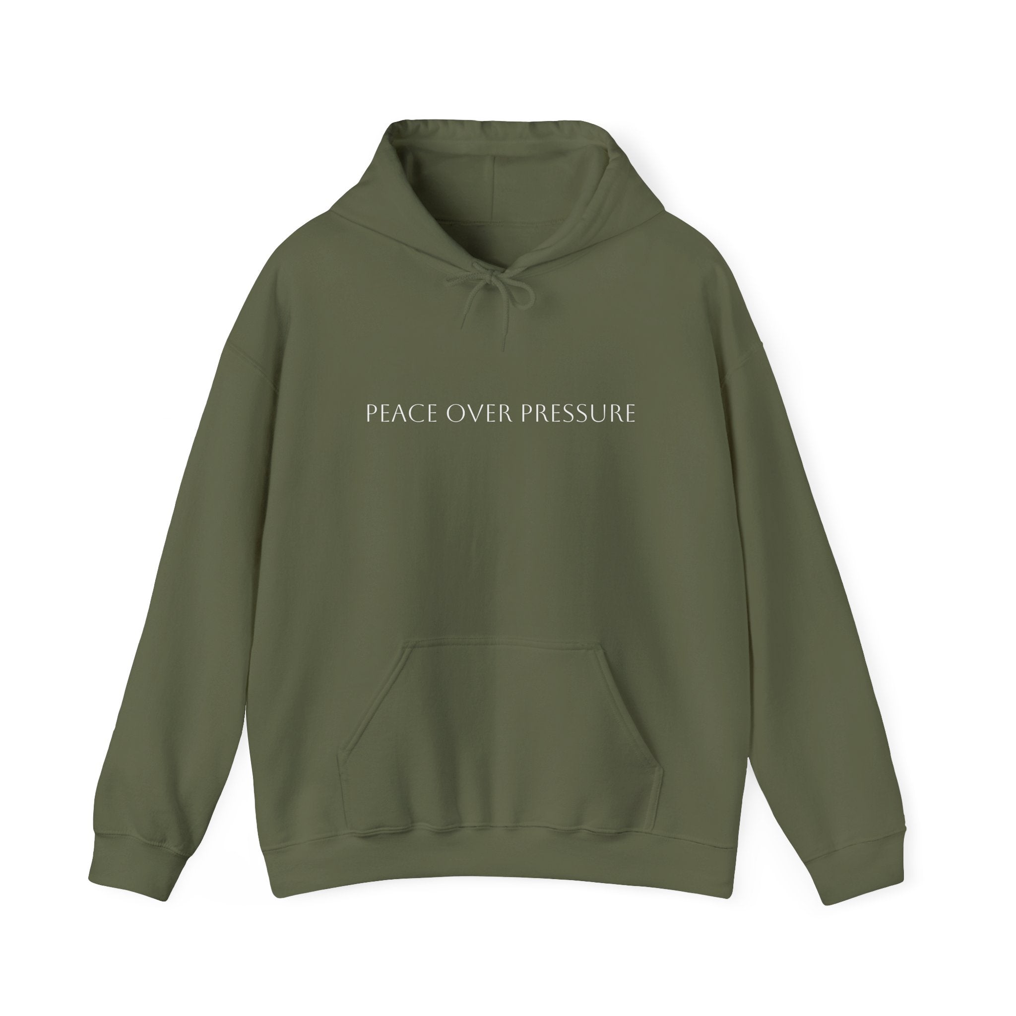 Peace Over Pressure Hoodie – Inspirational Mental Health Pullover Hooded Sweater for Men & Women