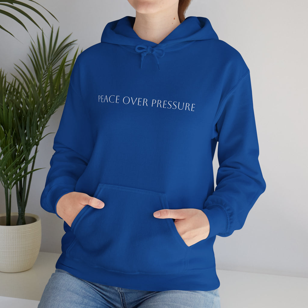 Peace Over Pressure Hoodie – Inspirational Mental Health Pullover Hooded Sweater for Men & Women