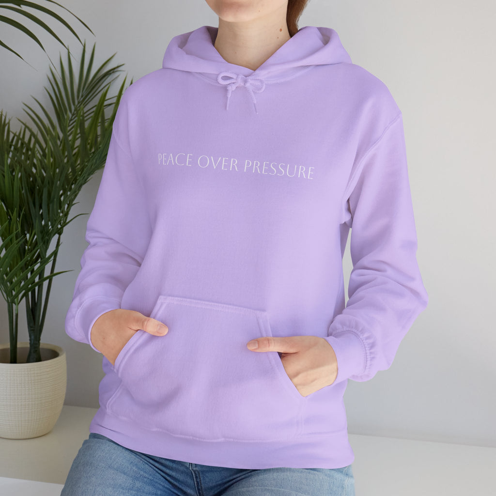 Peace Over Pressure Hoodie – Inspirational Mental Health Pullover Hooded Sweater for Men & Women
