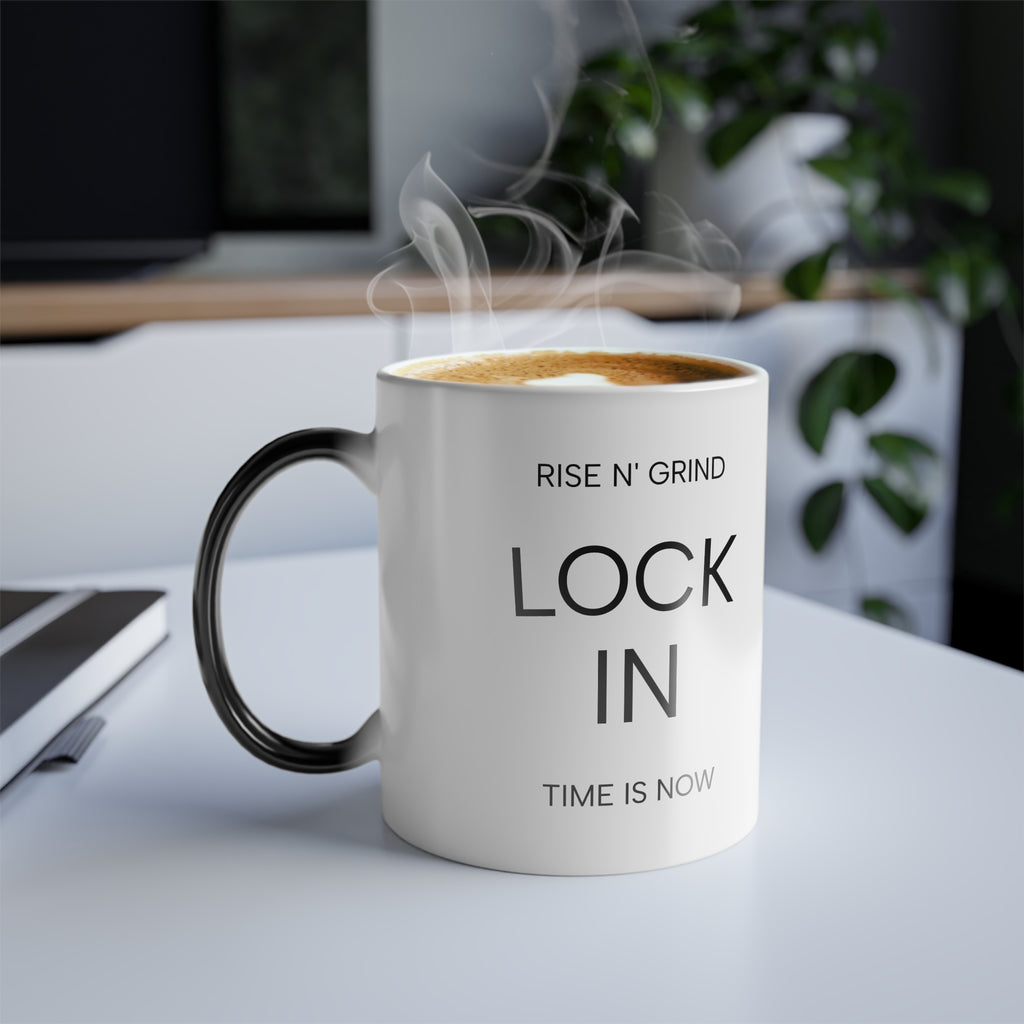 Color-Changing Coffee Mug — "Black Cat Mom" Heat Reveal 11oz