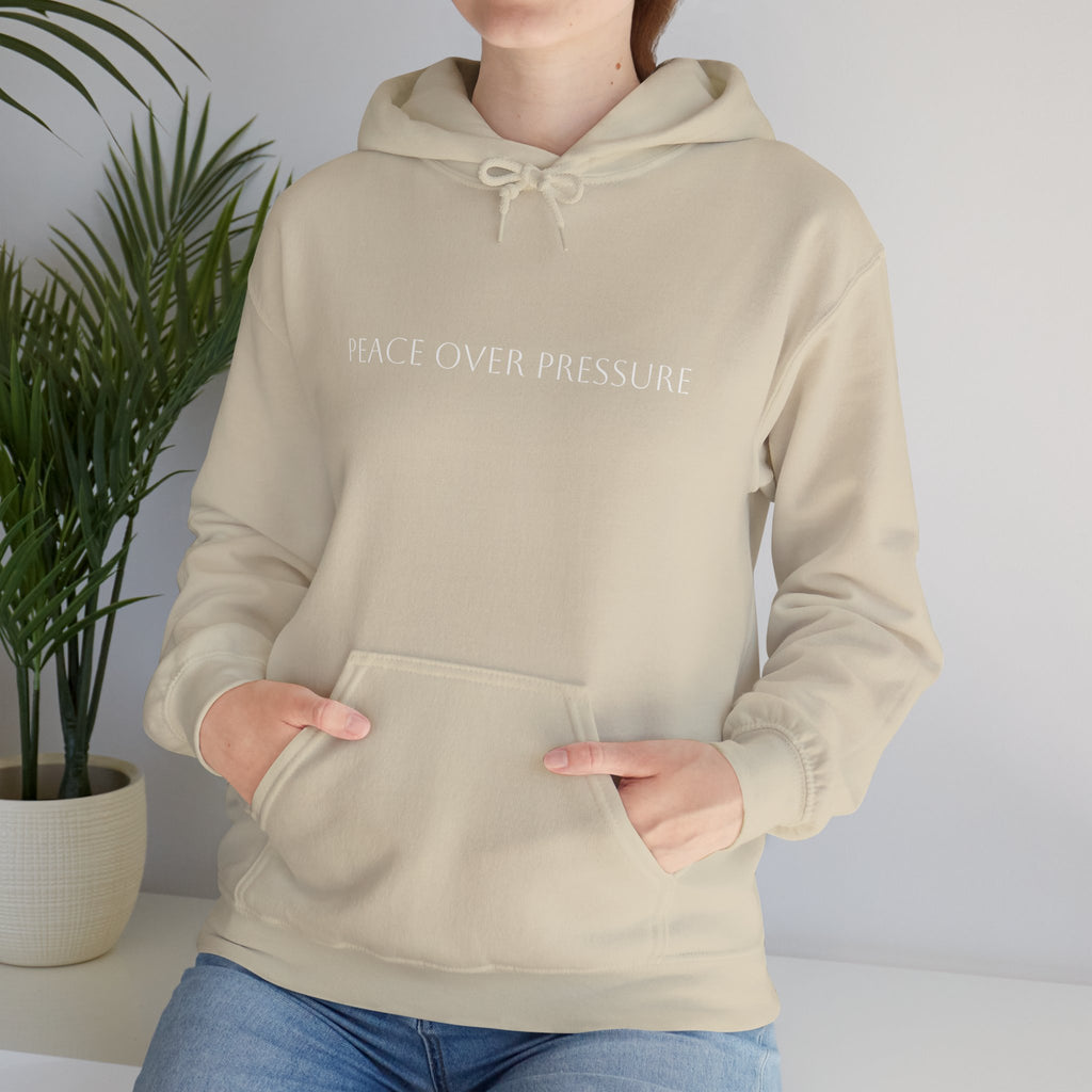 Peace Over Pressure Hoodie – Inspirational Mental Health Pullover Hooded Sweater for Men & Women