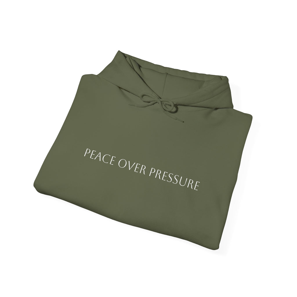 Peace Over Pressure Hoodie – Inspirational Mental Health Pullover Hooded Sweater for Men & Women