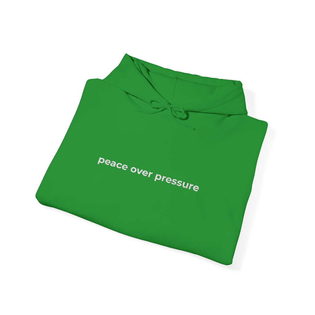Peace Over Pressure Hoodie — Minimalist Comfort Sweatshirt