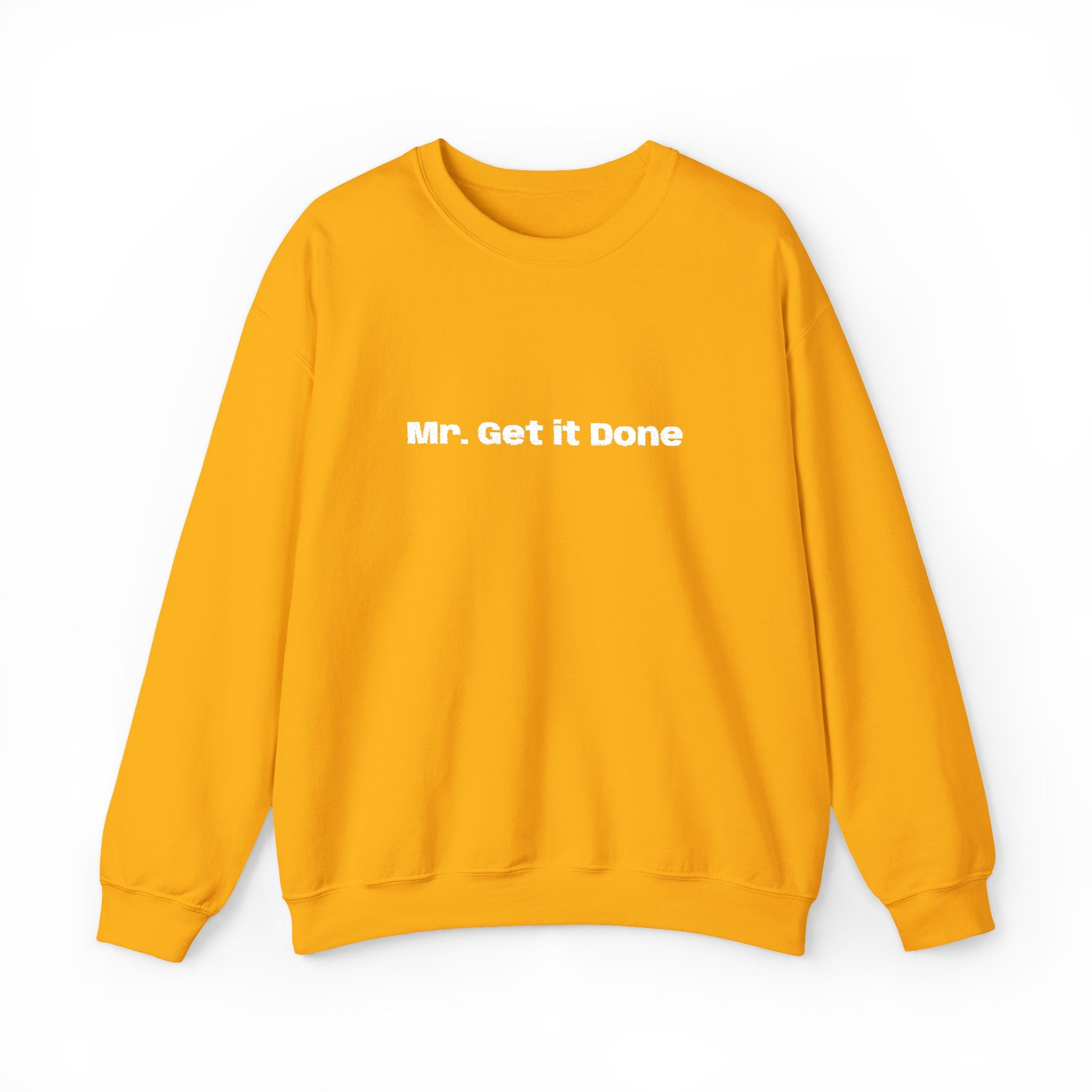 Get It Done Crewneck Sweatshirt — Motivational Black Pullover