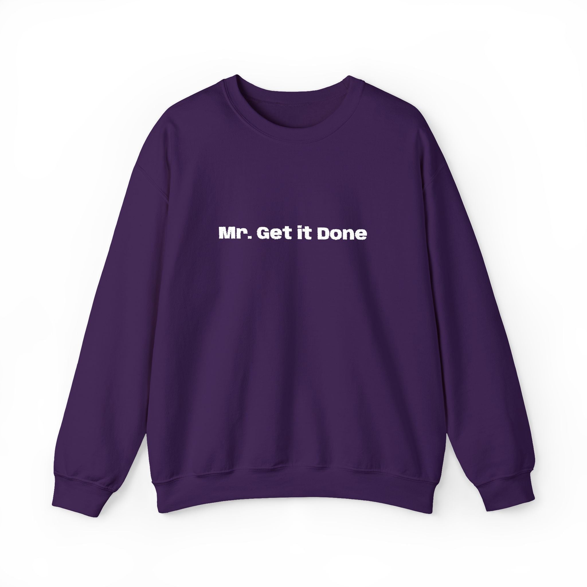 Get It Done Crewneck Sweatshirt — Motivational Black Pullover