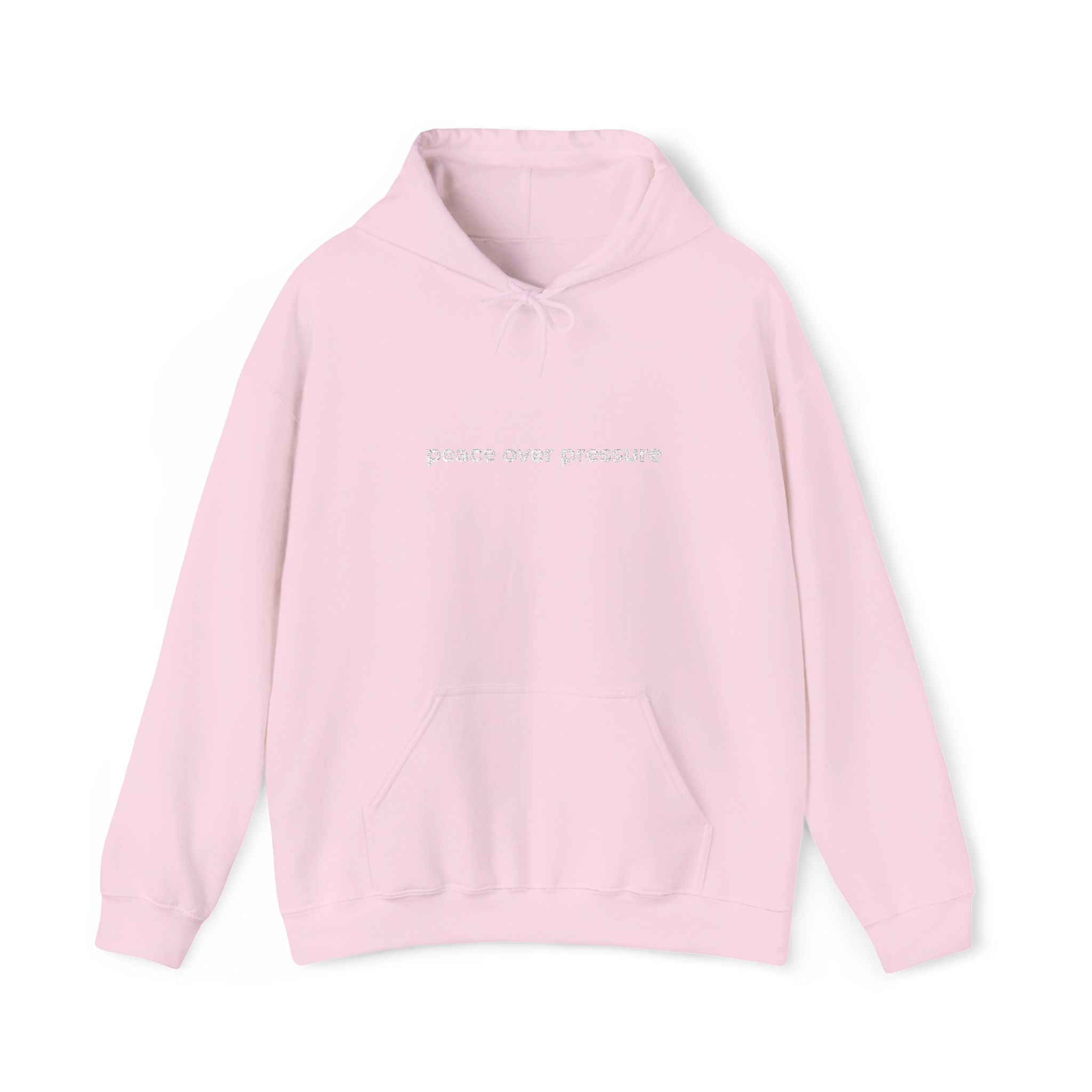 Peace Over Pressure Hoodie — Minimalist Comfort Sweatshirt
