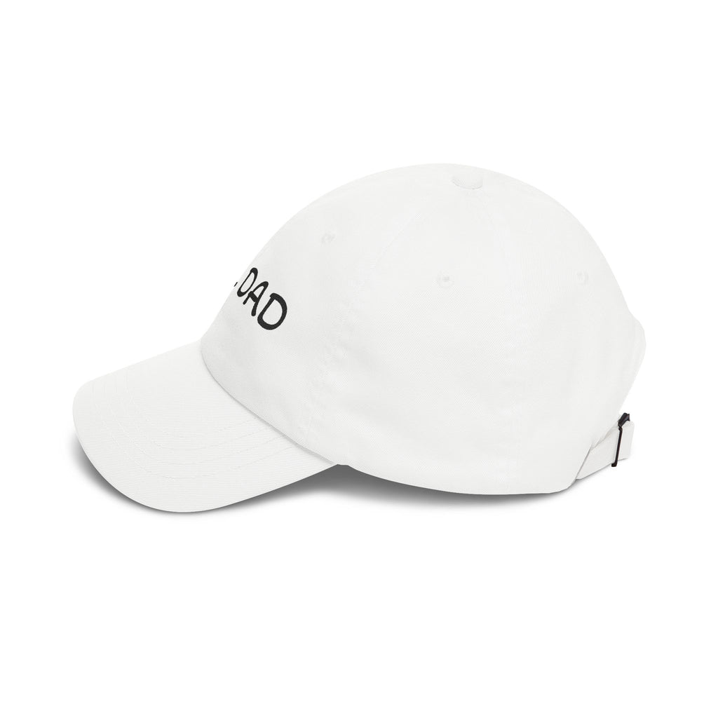 Girl Dad Classic Dad Cap — Embroidered White Baseball Hat for Fathers, Father’s Day Gift