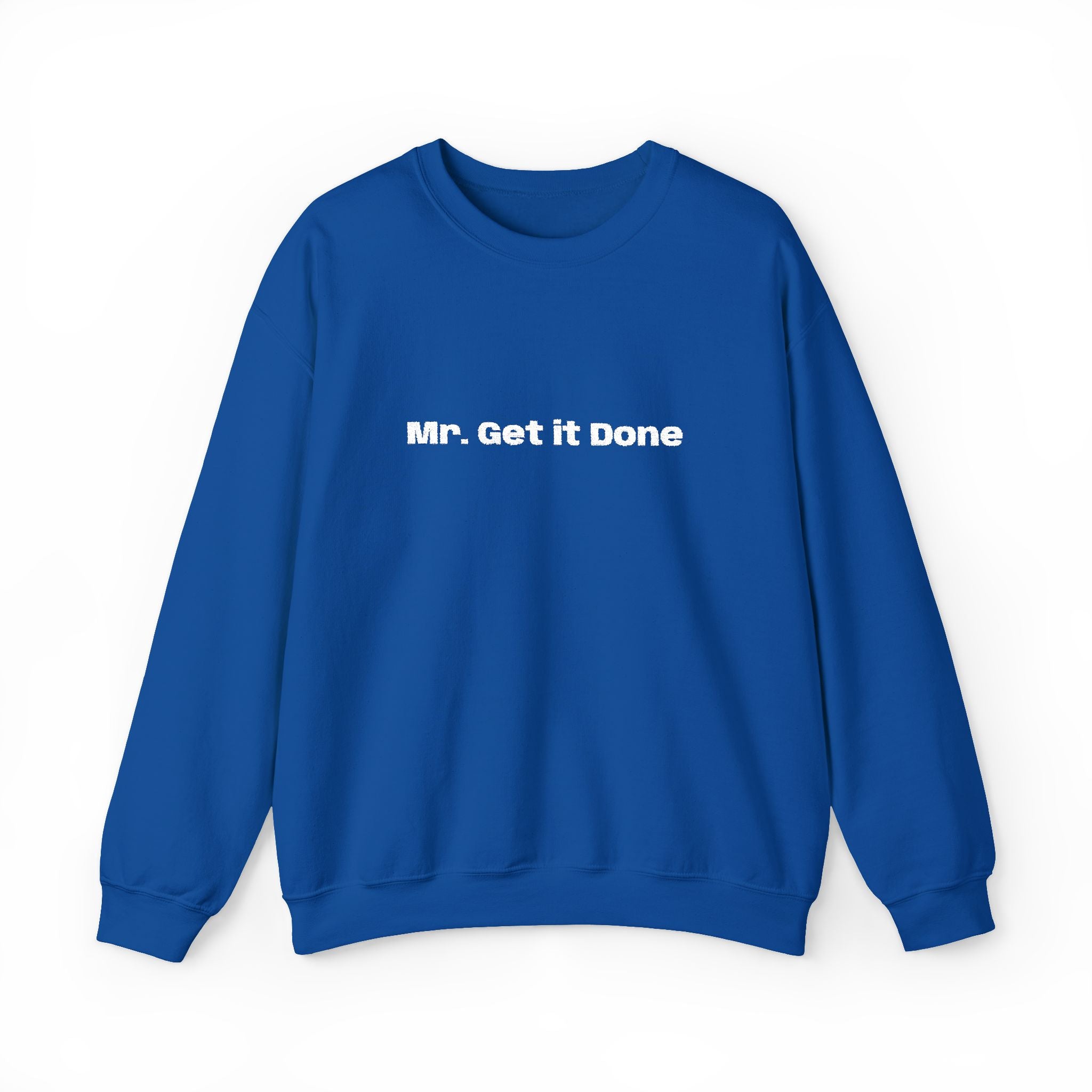 Get It Done Crewneck Sweatshirt — Motivational Black Pullover