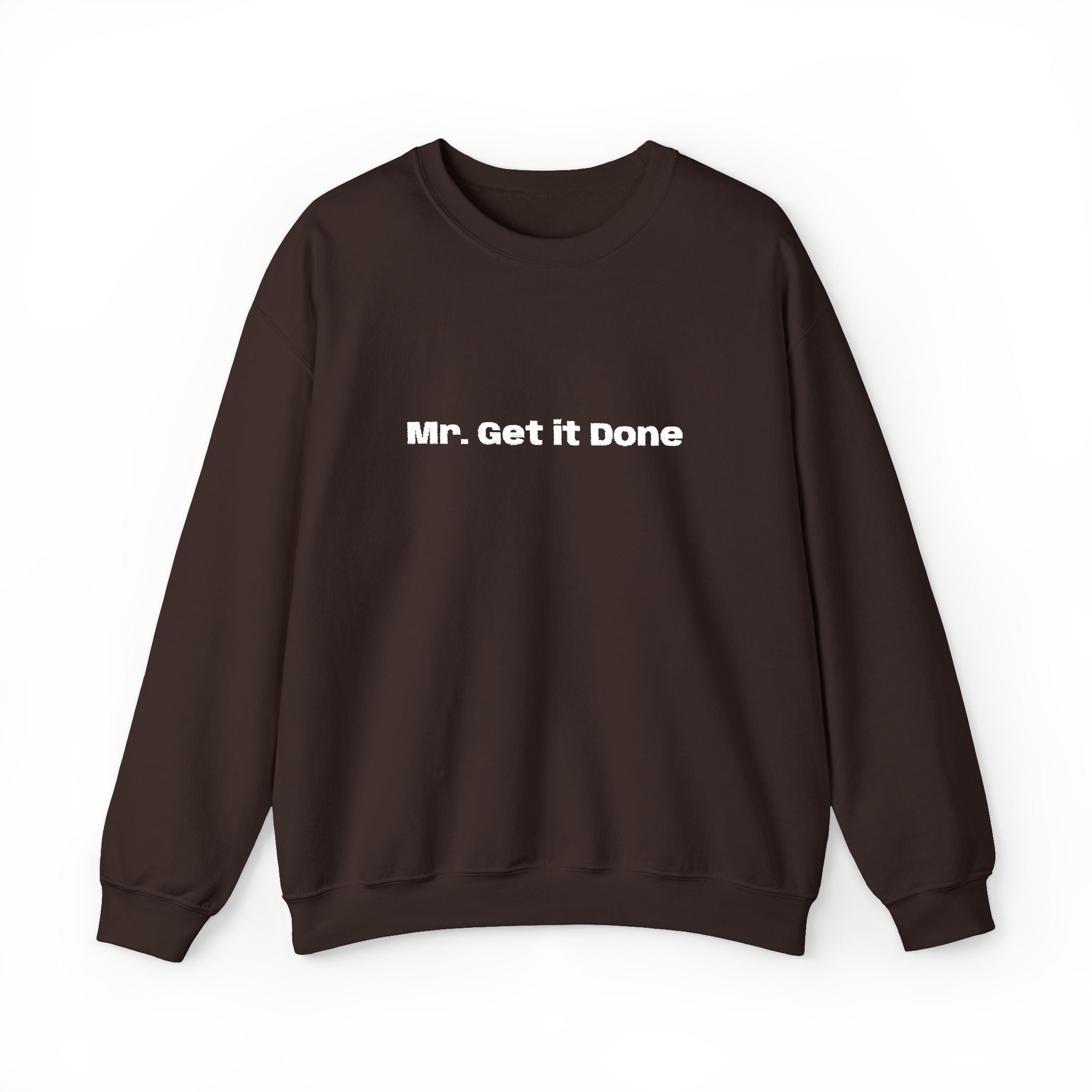 Get It Done Crewneck Sweatshirt — Motivational Black Pullover