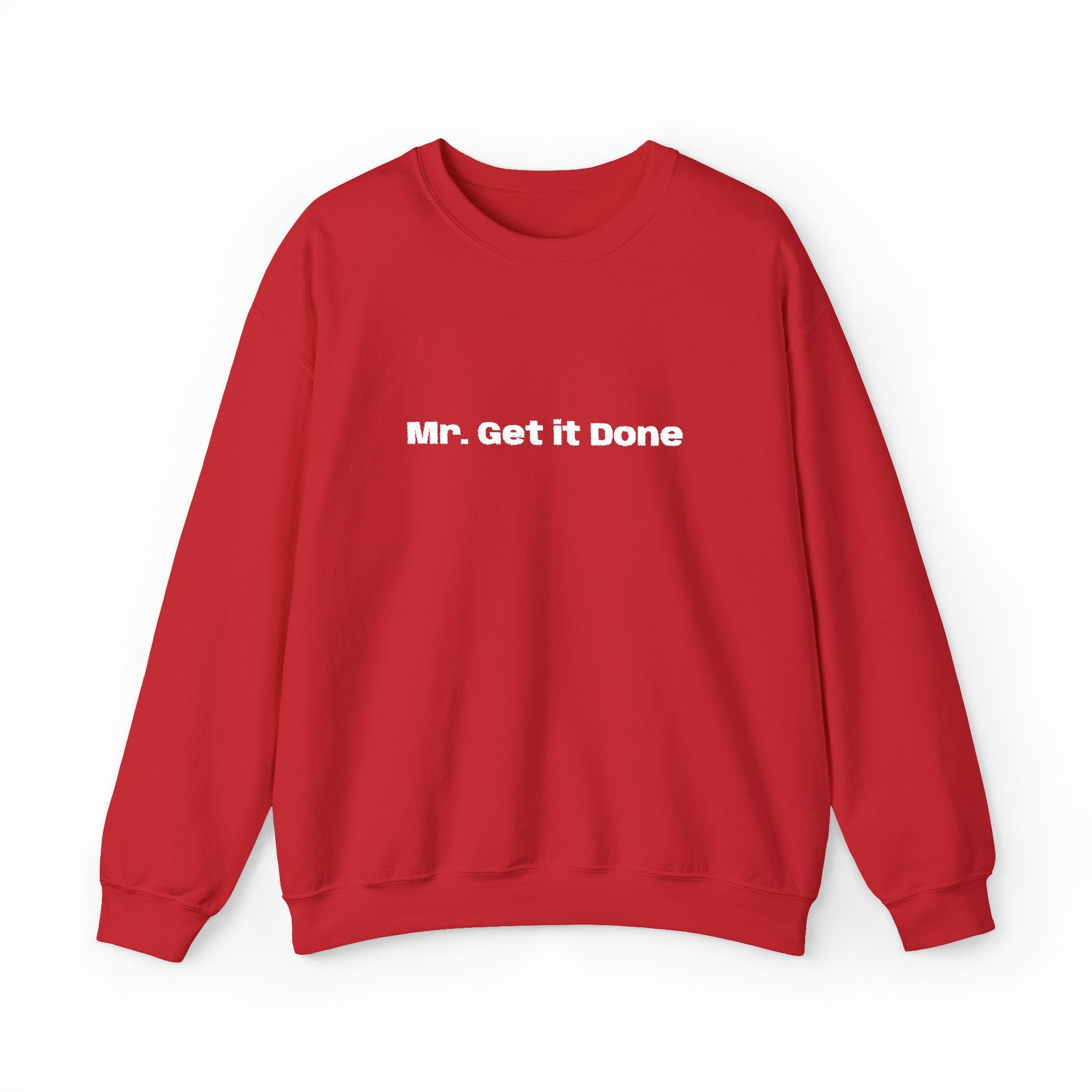 Get It Done Crewneck Sweatshirt — Motivational Black Pullover