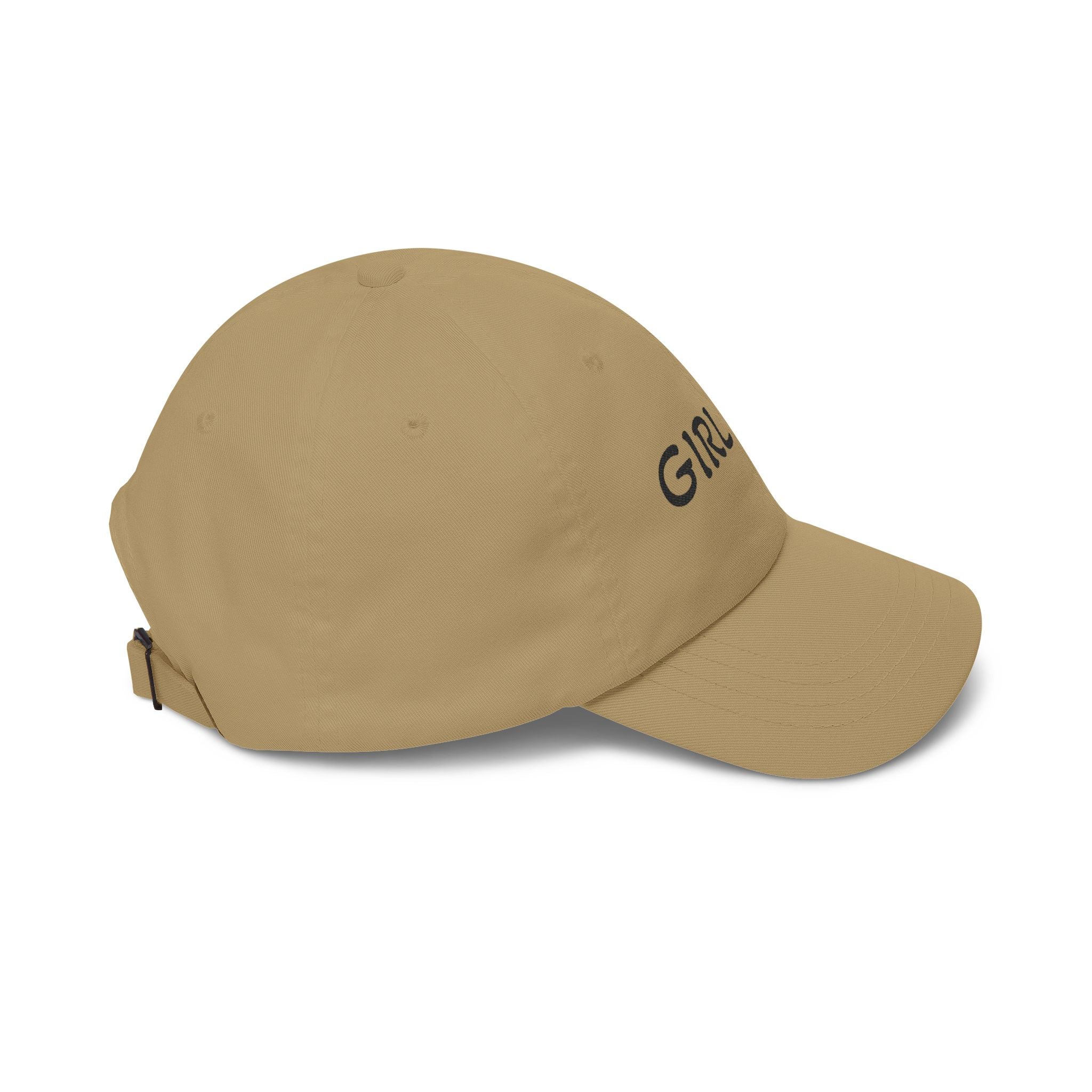 Girl Dad Classic Dad Cap — Embroidered White Baseball Hat for Fathers, Father’s Day Gift