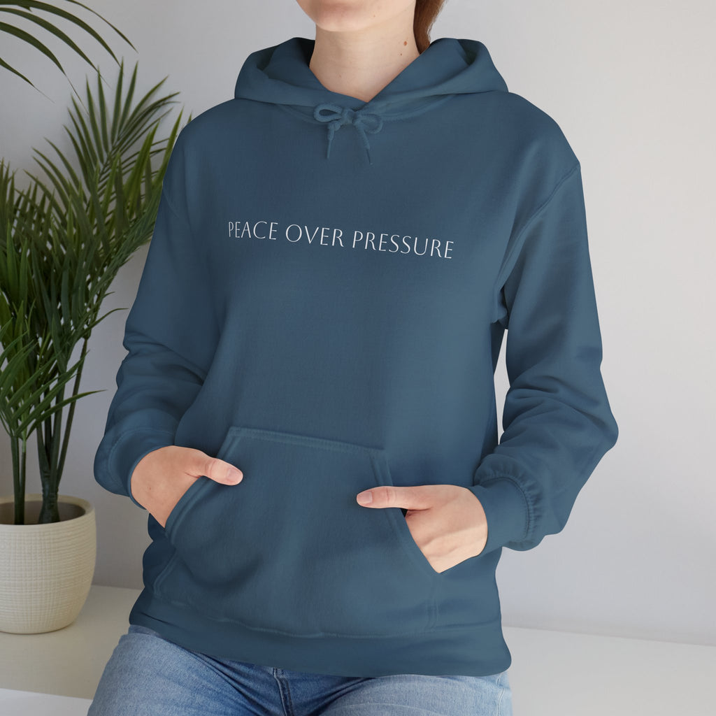 Peace Over Pressure Hoodie – Inspirational Mental Health Pullover Hooded Sweater for Men & Women